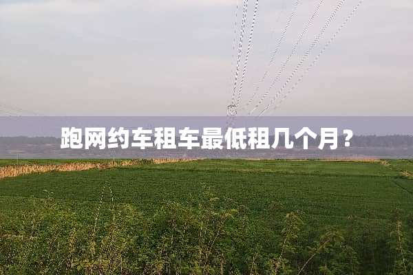 跑网约车租车最低租几个月？