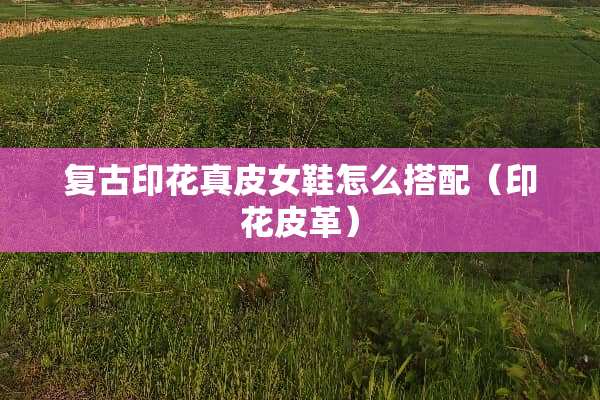 复古印花真皮女鞋怎么搭配（印花皮革）