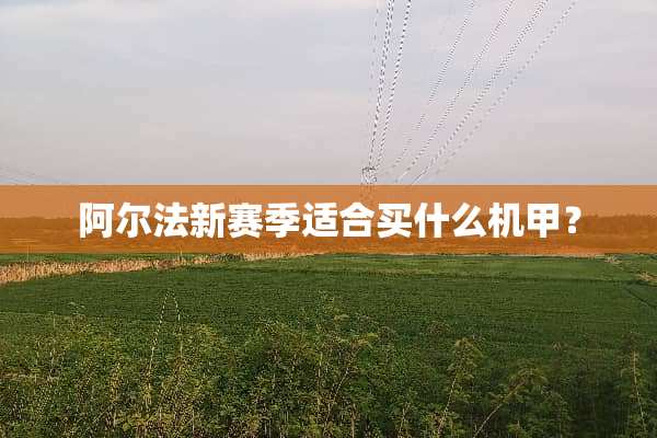 阿尔法新赛季适合买什么机甲？