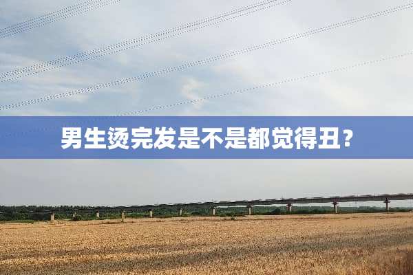 男生烫完发是不是都觉得丑？