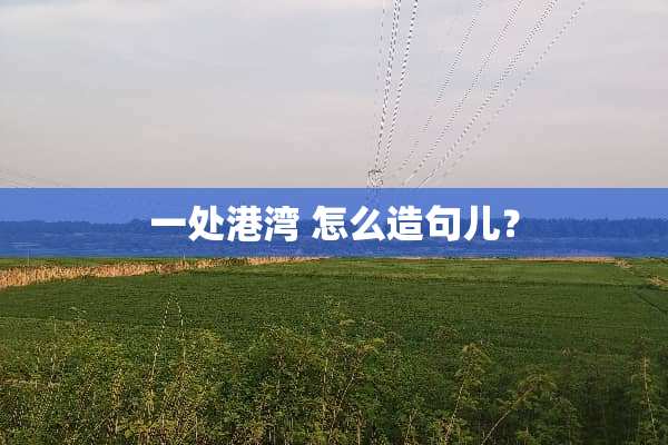 一处港湾 怎么造句儿？