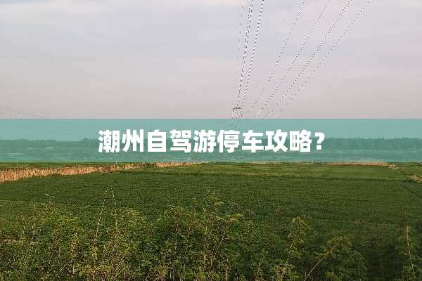潮州自驾游停车攻略？