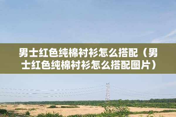 男士红色纯棉衬衫怎么搭配（男士红色纯棉衬衫怎么搭配图片）