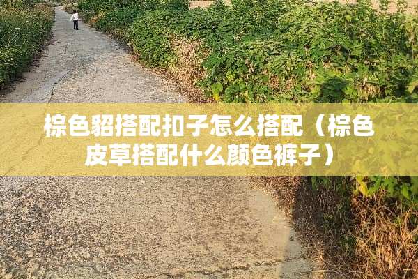 棕色貂搭配扣子怎么搭配（棕色皮草搭配什么颜色裤子）