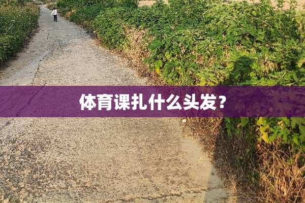 体育课扎什么头发？