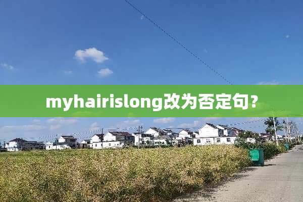 myhairislong改为否定句？