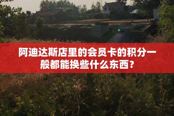 阿迪达斯店里的会员卡的积分一般都能换些什么东西？