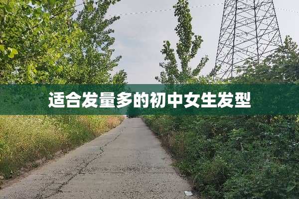 适合发量多的初中女生发型