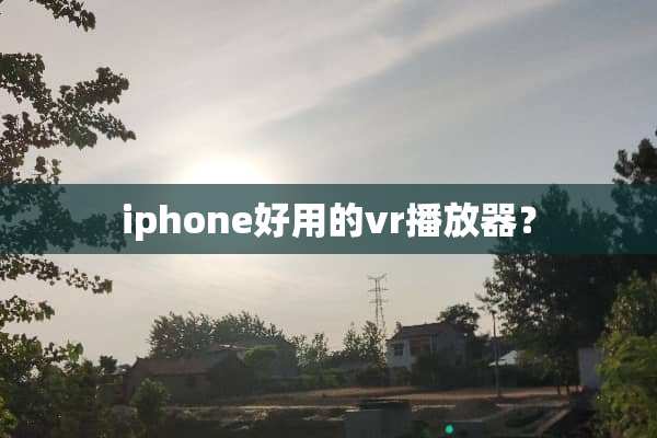 iphone好用的vr播放器？