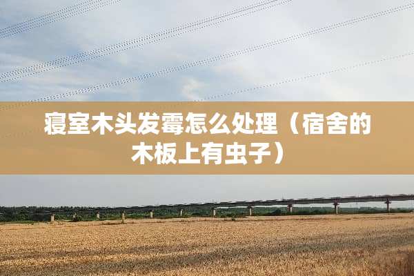 寝室木头发霉怎么处理（宿舍的木板上有虫子）
