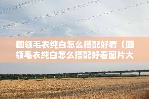圆领毛衣纯白怎么搭配好看（圆领毛衣纯白怎么搭配好看图片大全）