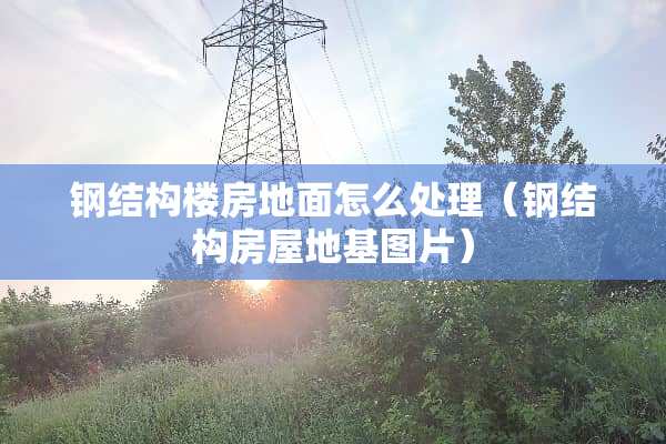 钢结构楼房地面怎么处理（钢结构房屋地基图片）