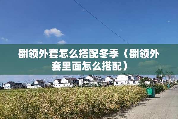 翻领外套怎么搭配冬季（翻领外套里面怎么搭配）