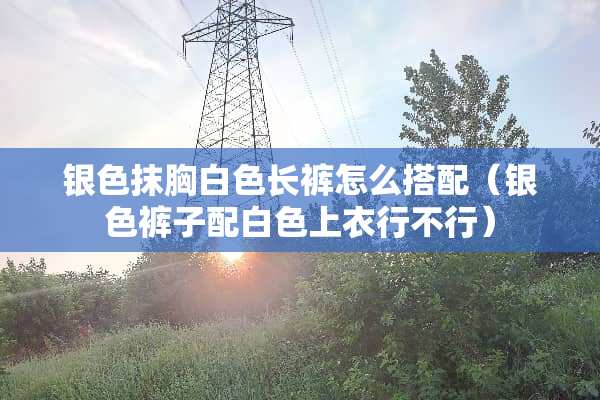 银色抹胸白色长裤怎么搭配（银色裤子配白色上衣行不行）