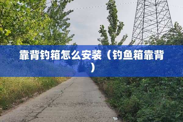 靠背钓箱怎么安装（钓鱼箱靠背）
