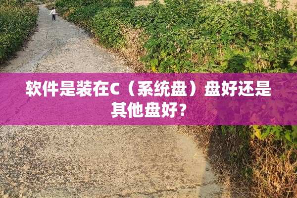 软件是装在C（系统盘）盘好还是其他盘好？