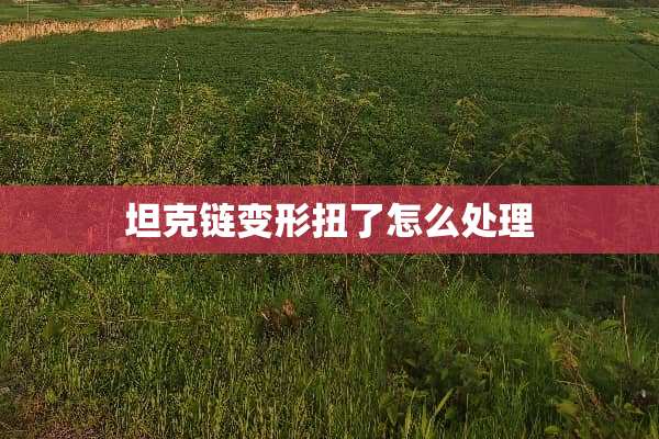 坦克链变形扭了怎么处理