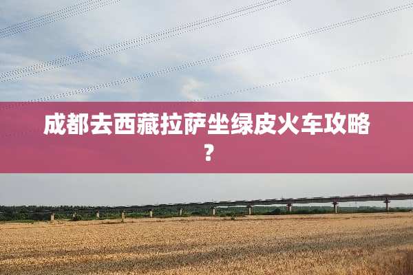 成都去西藏拉萨坐绿皮火车攻略？