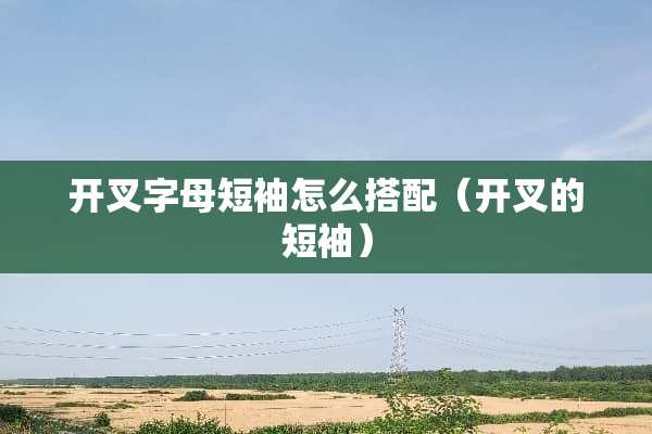 开叉字母短袖怎么搭配（开叉的短袖）