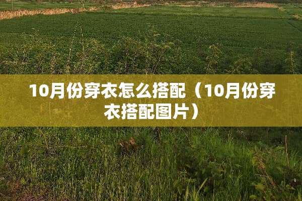 10月份穿衣怎么搭配（10月份穿衣搭配图片）