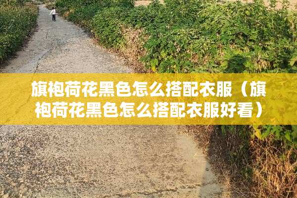 旗袍荷花黑色怎么搭配衣服（旗袍荷花黑色怎么搭配衣服好看）