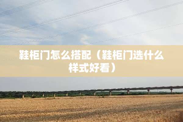鞋柜门怎么搭配（鞋柜门选什么样式好看）