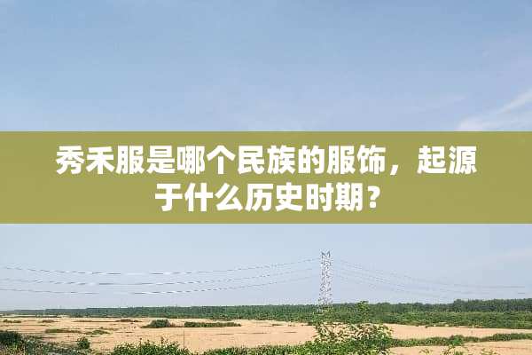 秀禾服是哪个民族的服饰，起源于什么历史时期？