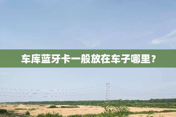 车库蓝牙卡一般放在车子哪里？