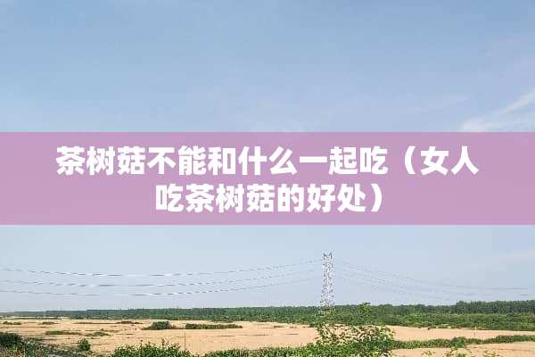 茶树菇不能和什么一起吃（女人吃茶树菇的好处）