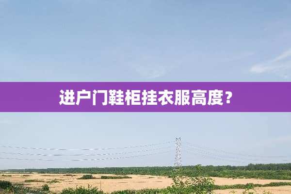 进户门鞋柜挂衣服高度？
