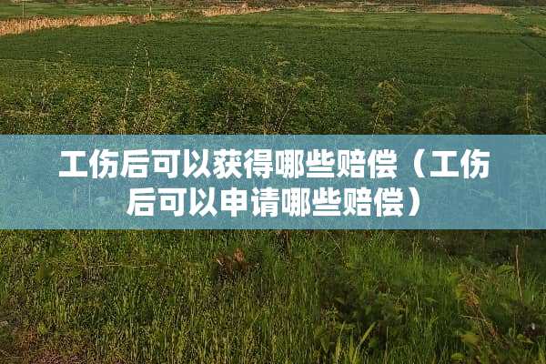 工伤后可以获得哪些赔偿（工伤后可以申请哪些赔偿）
