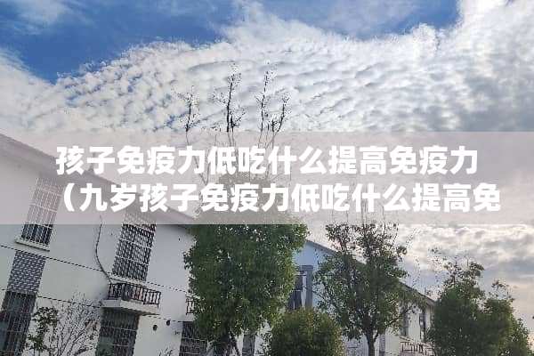 孩子免疫力低吃什么提高免疫力（九岁孩子免疫力低吃什么提高免疫力）