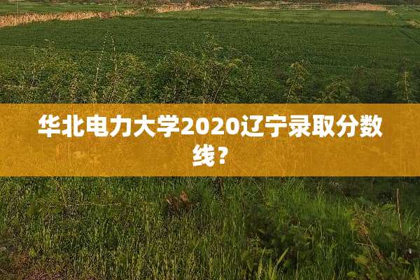 华北电力大学2020辽宁录取分数线？