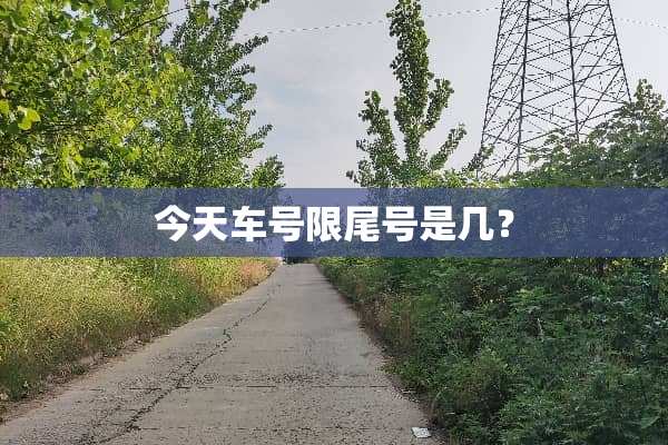 今天车号限尾号是几？