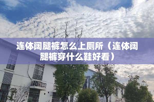 连体阔腿裤怎么上厕所（连体阔腿裤穿什么鞋好看）