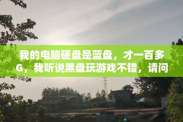 我的电脑硬盘是蓝盘，才一百多G，我听说黑盘玩游戏不错，请问哪个盘好？