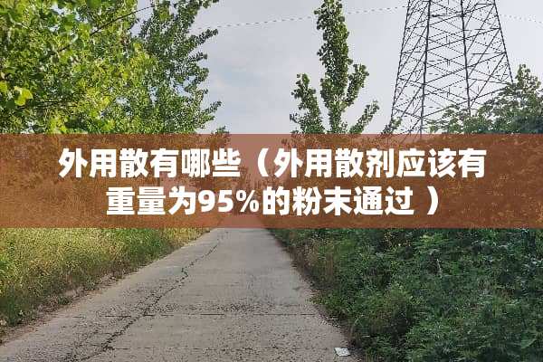 外用散有哪些（外用散剂应该有重量为95%的粉末通过 ）