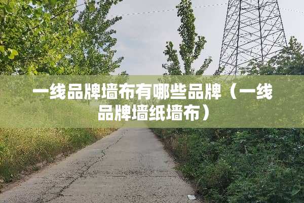 一线品牌墙布有哪些品牌（一线品牌墙纸墙布）