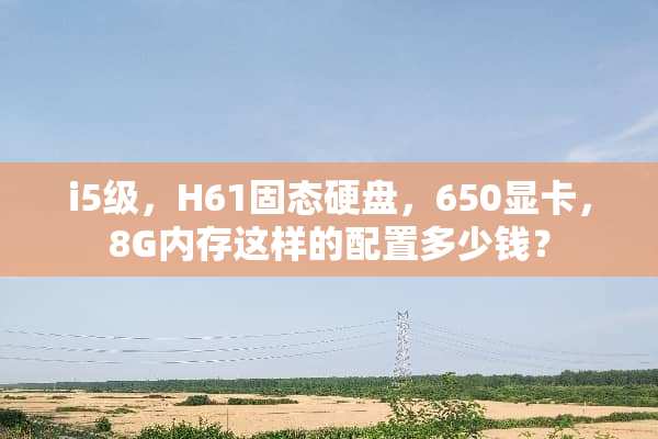 i5级，H61固态硬盘，650显卡，8G内存这样的配置多少钱？