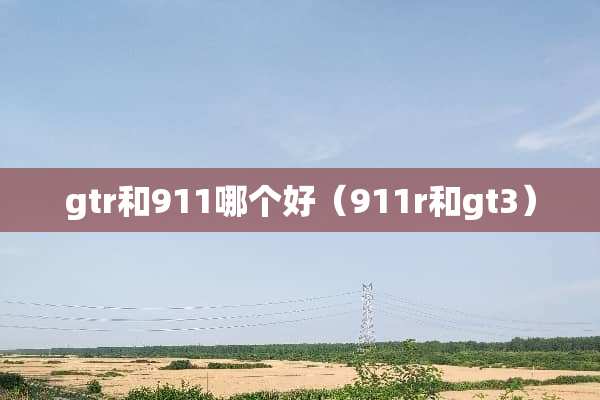 gtr和911哪个好（911r和gt3）