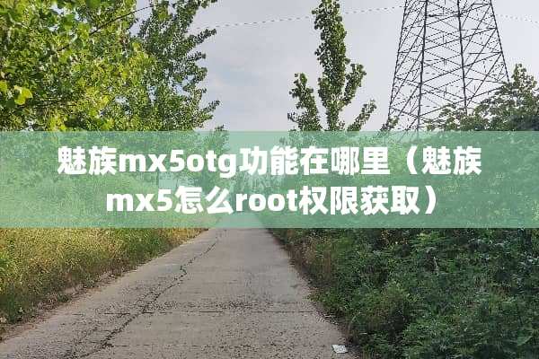 魅族mx5otg功能在哪里（魅族mx5怎么root权限获取）