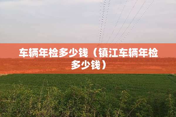 车辆年检多少钱（镇江车辆年检多少钱）