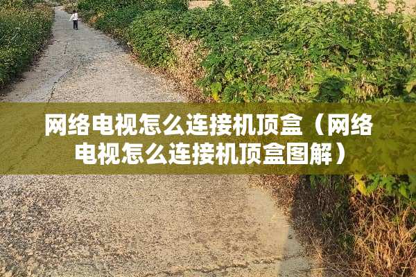 网络电视怎么连接机顶盒（网络电视怎么连接机顶盒图解）