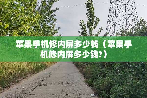苹果手机修内屏多少钱（苹果手机修内屏多少钱?）