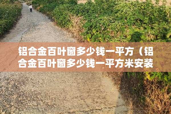铝合金百叶窗多少钱一平方（铝合金百叶窗多少钱一平方米安装）