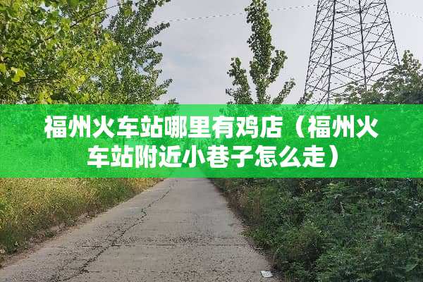 福州火车站哪里有鸡店（福州火车站附近小巷子怎么走）