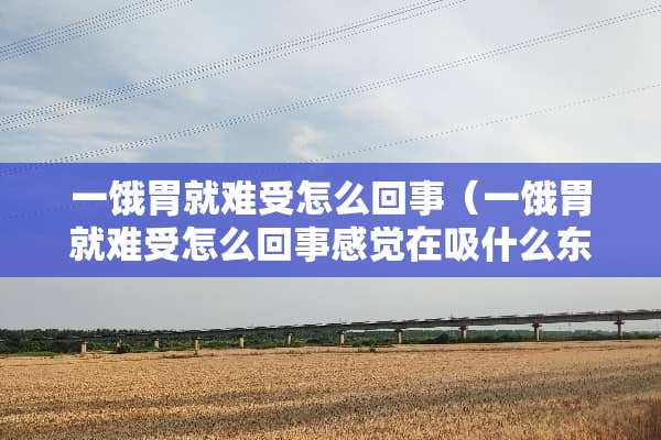 一饿胃就难受怎么回事（一饿胃就难受怎么回事感觉在吸什么东西）