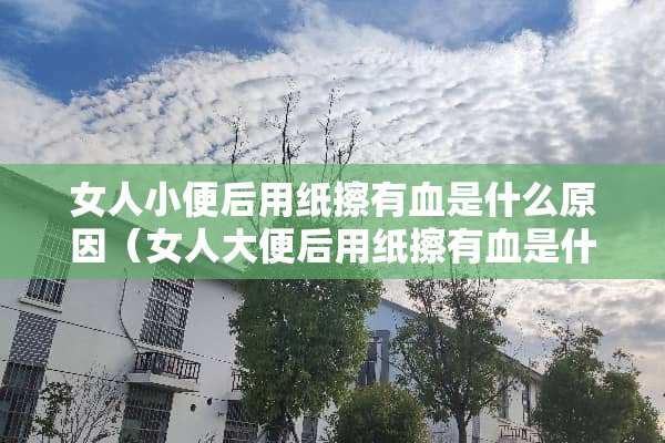 女人小便后用纸擦有血是什么原因（女**便后用纸擦有血是什么原因）