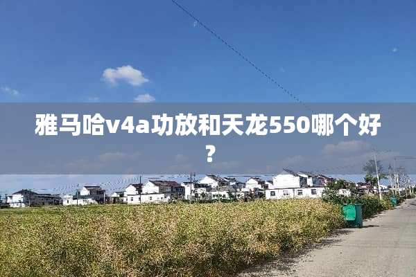 ***v4a功放和天龙550哪个好？