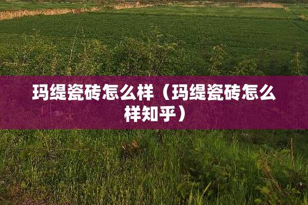 玛缇瓷砖怎么样（玛缇瓷砖怎么样知乎）